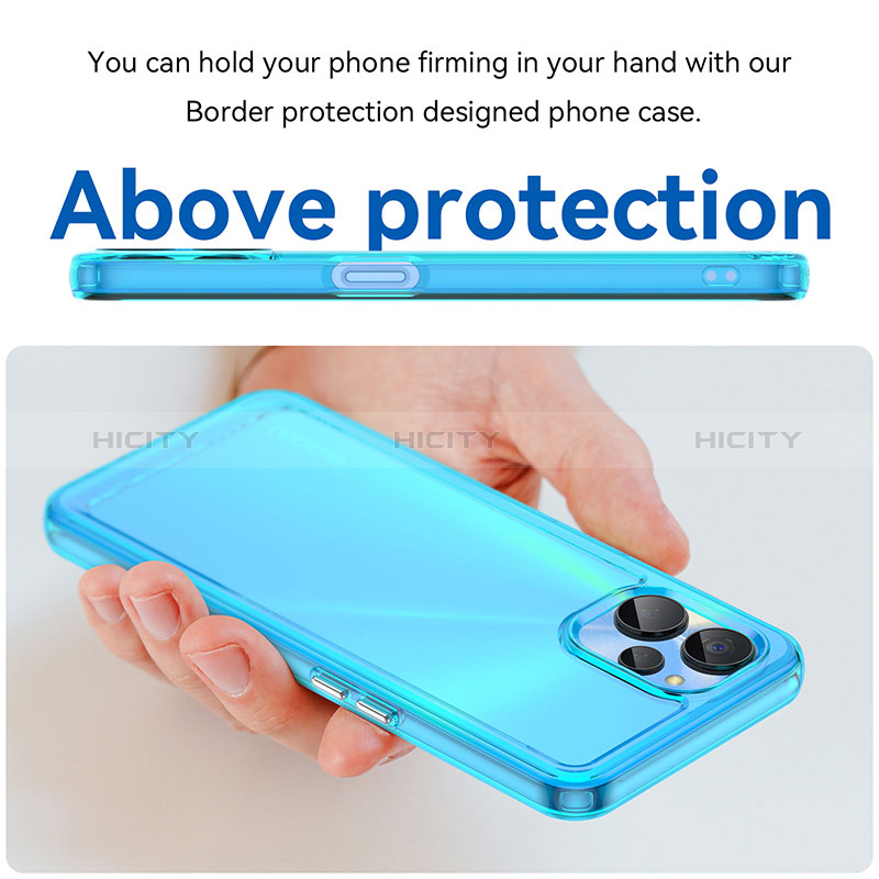 Carcasa Bumper Funda Silicona Transparente J02S para Realme 10 5G