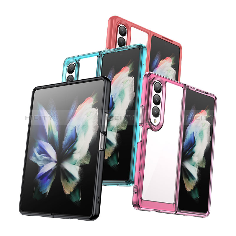 Carcasa Bumper Funda Silicona Transparente J02S para Samsung Galaxy Z Fold3 5G