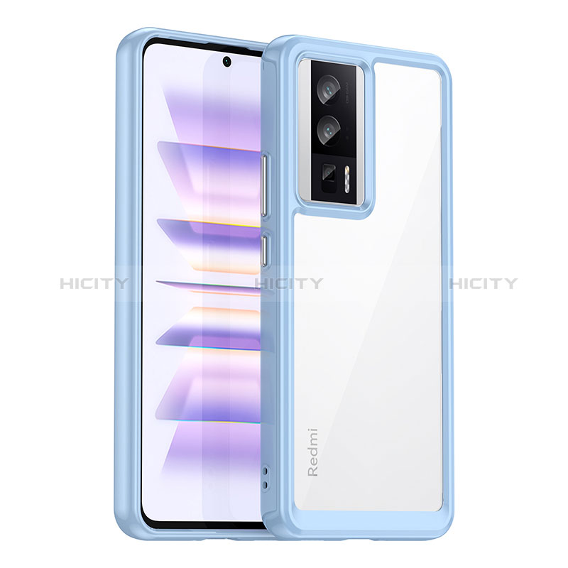 Carcasa Bumper Funda Silicona Transparente J02S para Xiaomi Poco F5 Pro 5G