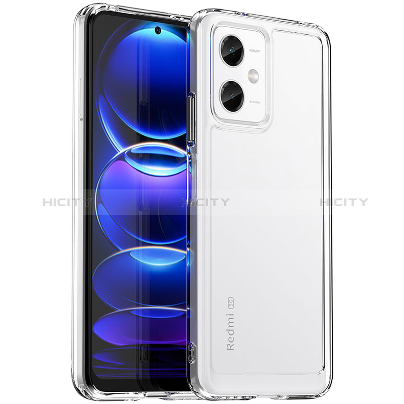 Carcasa Bumper Funda Silicona Transparente J02S para Xiaomi Redmi Note 12R Pro 5G