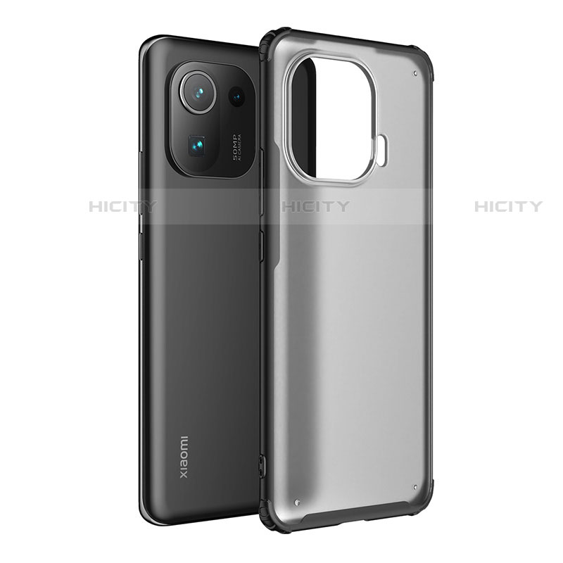 Carcasa Bumper Funda Silicona Transparente M01 para Xiaomi Mi 11 Pro 5G Negro