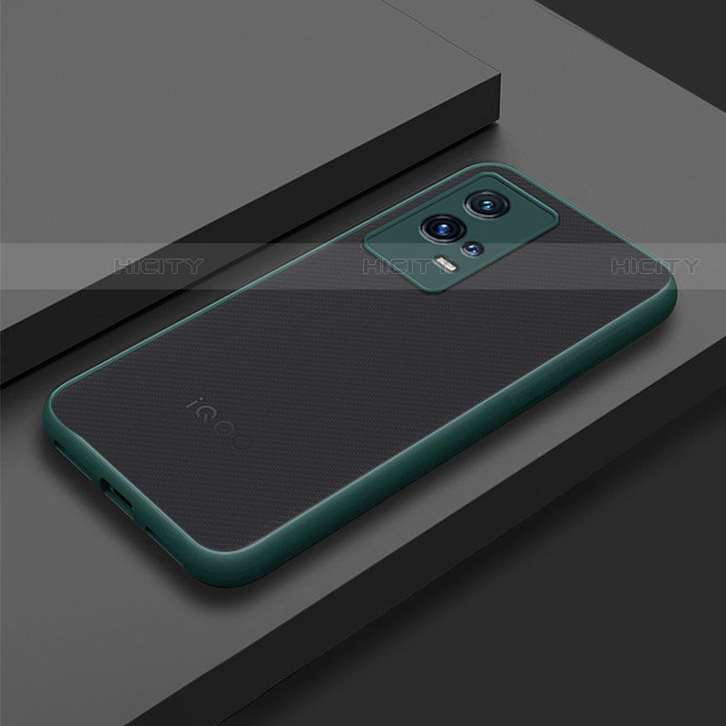 Carcasa Bumper Funda Silicona Transparente M02 para Vivo iQOO 8 Pro 5G Verde