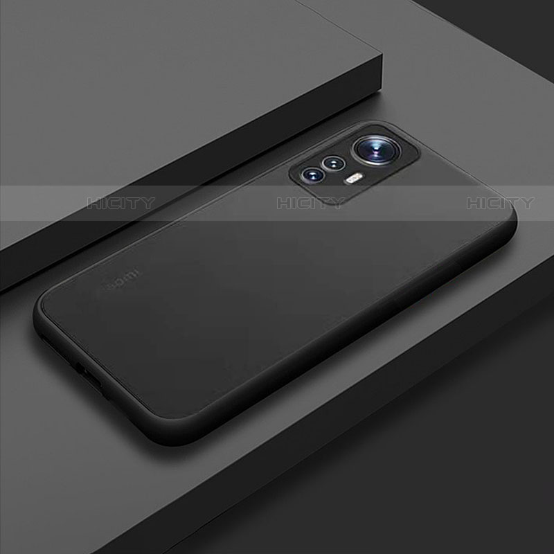 Carcasa Bumper Funda Silicona Transparente M02 para Xiaomi Mi 12 5G Negro