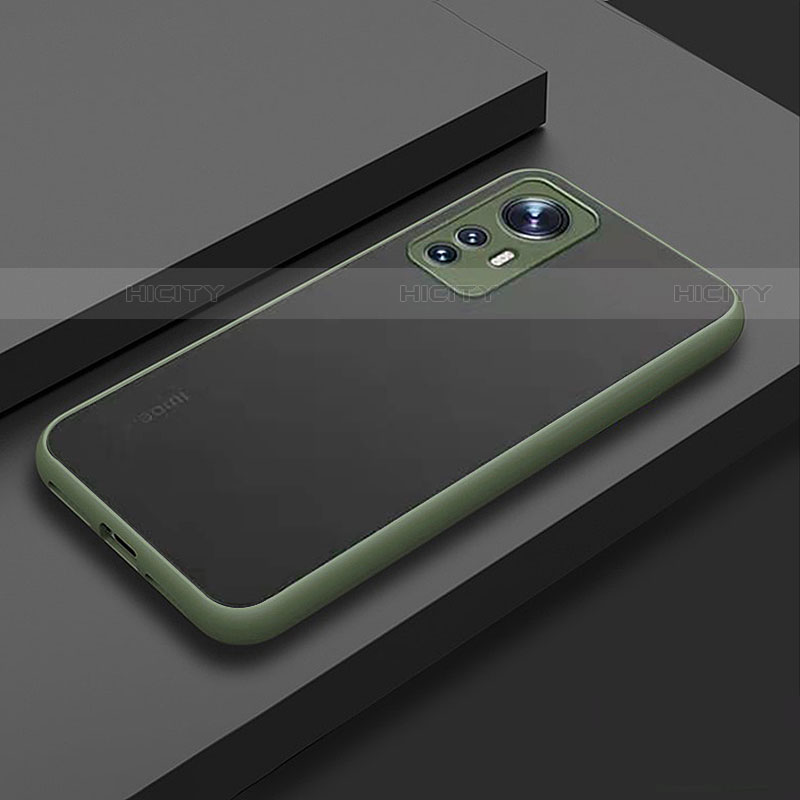 Carcasa Bumper Funda Silicona Transparente M02 para Xiaomi Mi 12S 5G Menta Verde