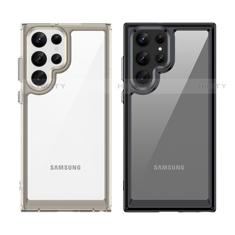 Carcasa Bumper Funda Silicona Transparente M03 para Samsung Galaxy S22 Ultra 5G