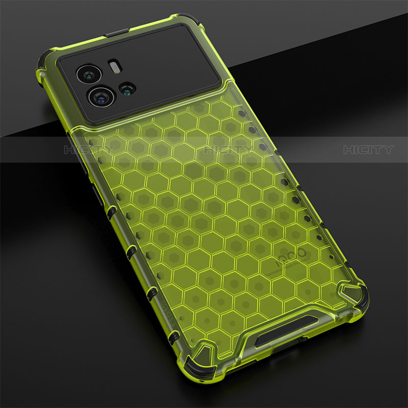 Carcasa Bumper Funda Silicona Transparente M05 para Vivo iQOO 9 Pro 5G Verde