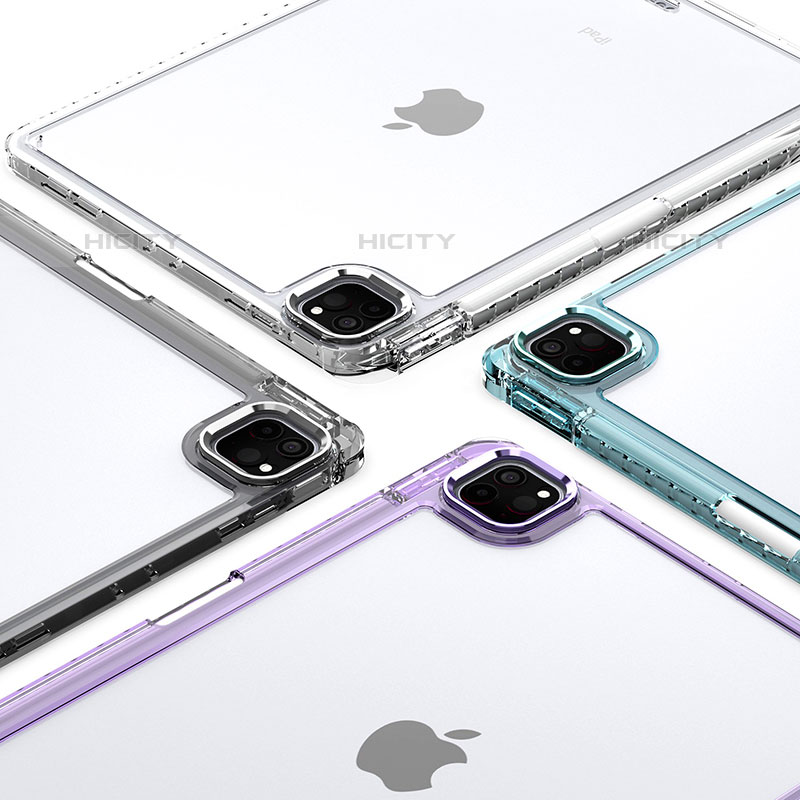 Carcasa Bumper Funda Silicona Transparente P01 para Apple iPad Pro 11 (2021)
