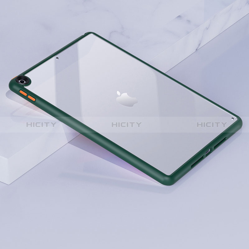 Carcasa Bumper Funda Silicona Transparente para Apple iPad 10.2 (2019) Verde