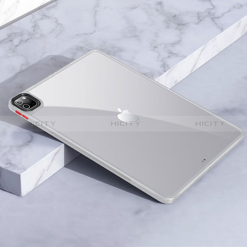 Carcasa Bumper Funda Silicona Transparente para Apple iPad Pro 11 (2022) Blanco
