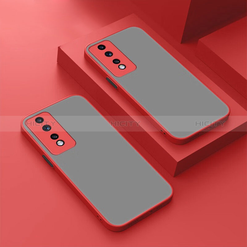 Carcasa Bumper Funda Silicona Transparente para Huawei Honor 80 GT 5G Rojo