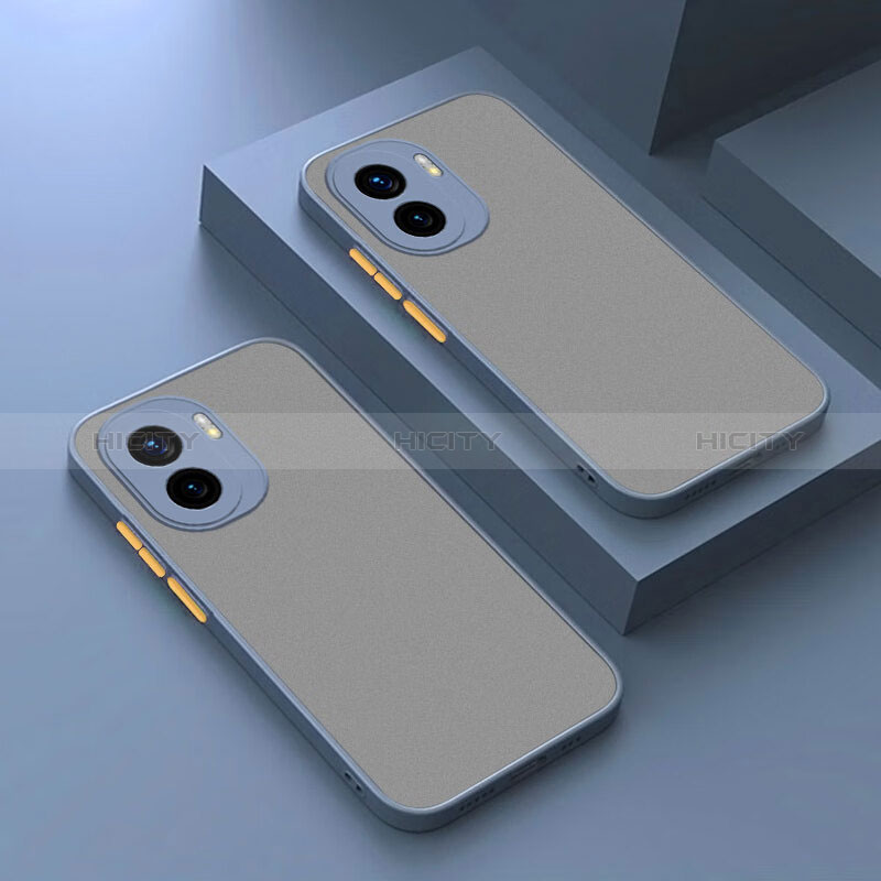 Carcasa Bumper Funda Silicona Transparente para Huawei Honor X40i 5G Gris Lavanda