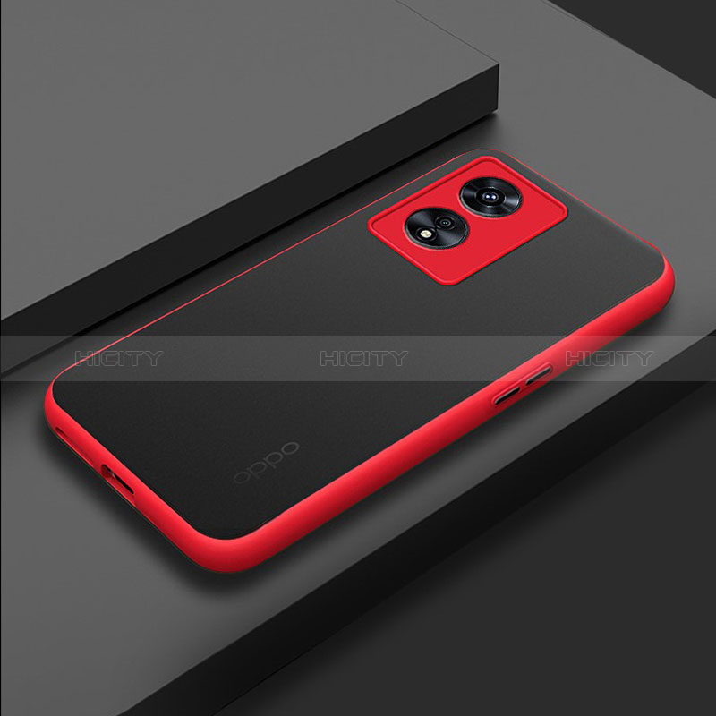 Carcasa Bumper Funda Silicona Transparente para Huawei Honor X5 Plus Rojo