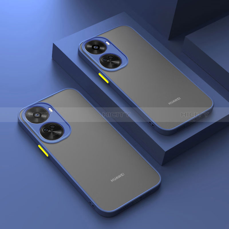 Carcasa Bumper Funda Silicona Transparente para Huawei Nova 11 SE Azul