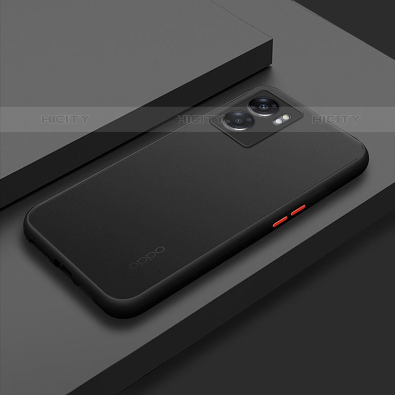 Carcasa Bumper Funda Silicona Transparente para OnePlus Nord N300 5G Negro