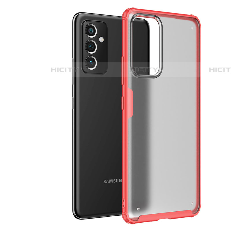 Carcasa Bumper Funda Silicona Transparente para Samsung Galaxy A34 5G Rojo