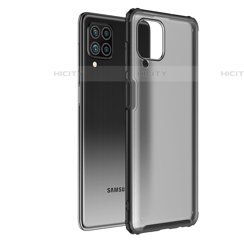 Carcasa Bumper Funda Silicona Transparente para Samsung Galaxy F62 5G Negro