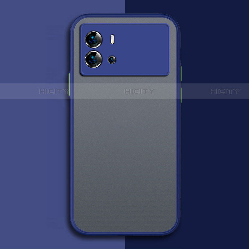 Carcasa Bumper Funda Silicona Transparente para Vivo iQOO 9 Pro 5G Azul