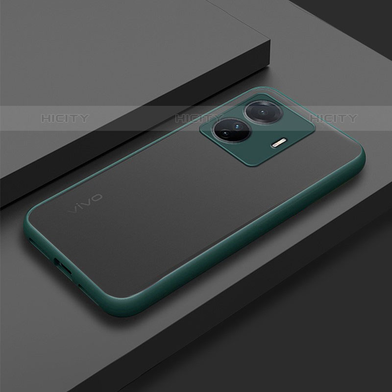 Carcasa Bumper Funda Silicona Transparente para Vivo iQOO Z6 Pro 5G Verde