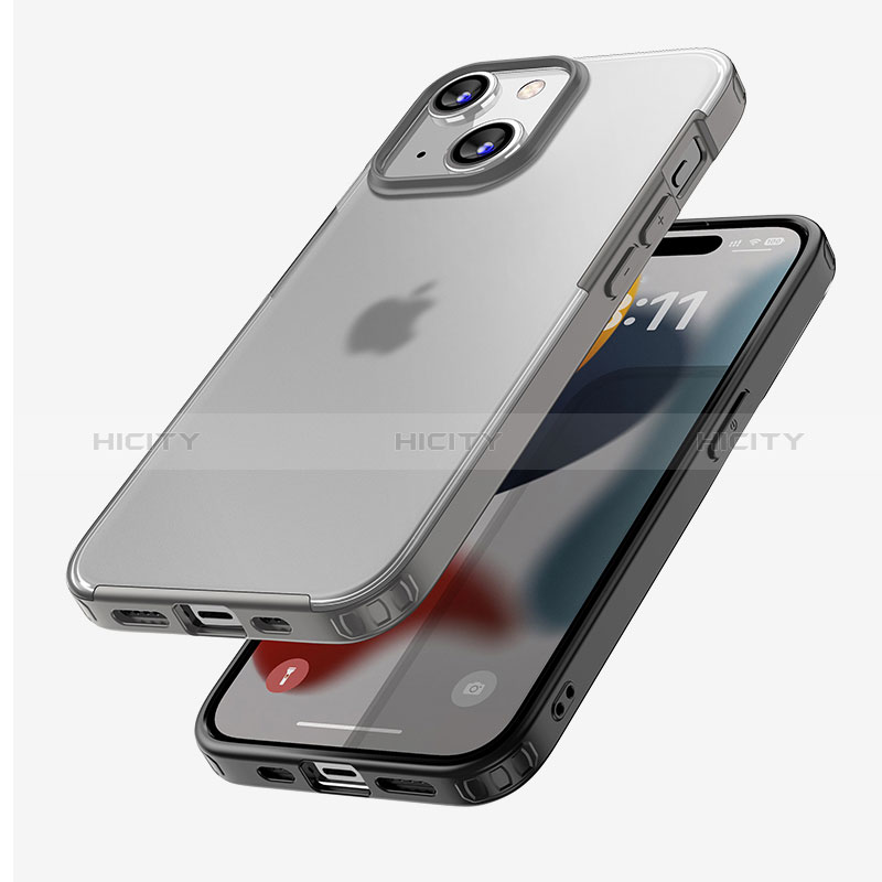 Carcasa Bumper Funda Silicona Transparente QC1 para Apple iPhone 14