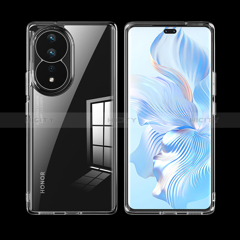 Carcasa Bumper Funda Silicona Transparente W01L para Huawei Honor 80 5G Claro