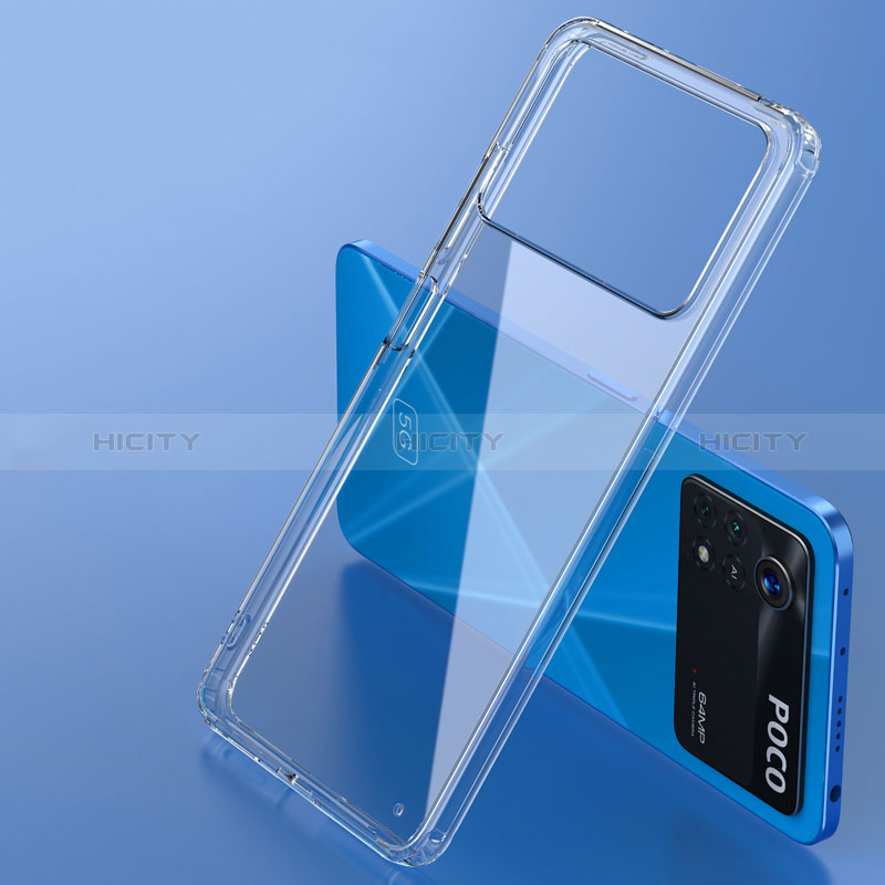 Carcasa Bumper Funda Silicona Transparente W01L para Xiaomi Poco X4 Pro 5G