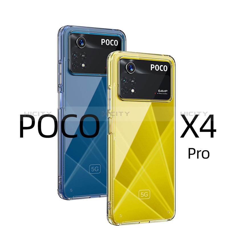 Carcasa Bumper Funda Silicona Transparente W01L para Xiaomi Poco X4 Pro 5G