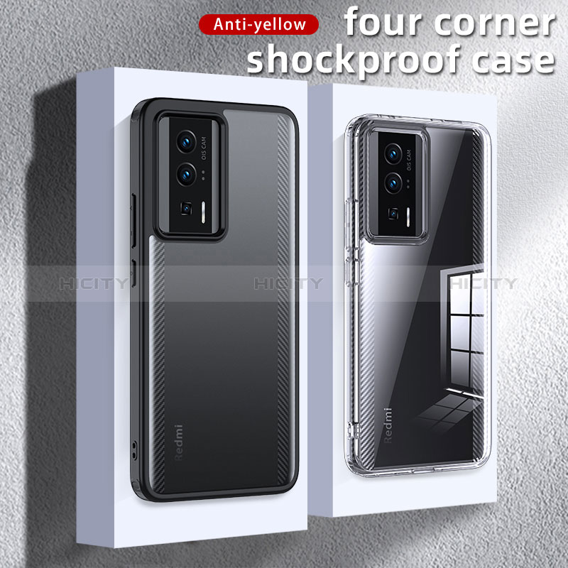 Carcasa Bumper Funda Silicona Transparente W01L para Xiaomi Redmi K60 Pro 5G