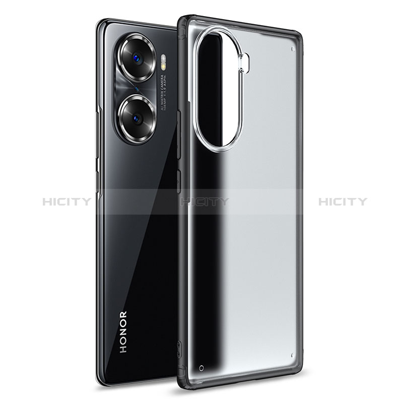 Carcasa Bumper Funda Silicona Transparente WL1 para Huawei Honor 60 5G Negro