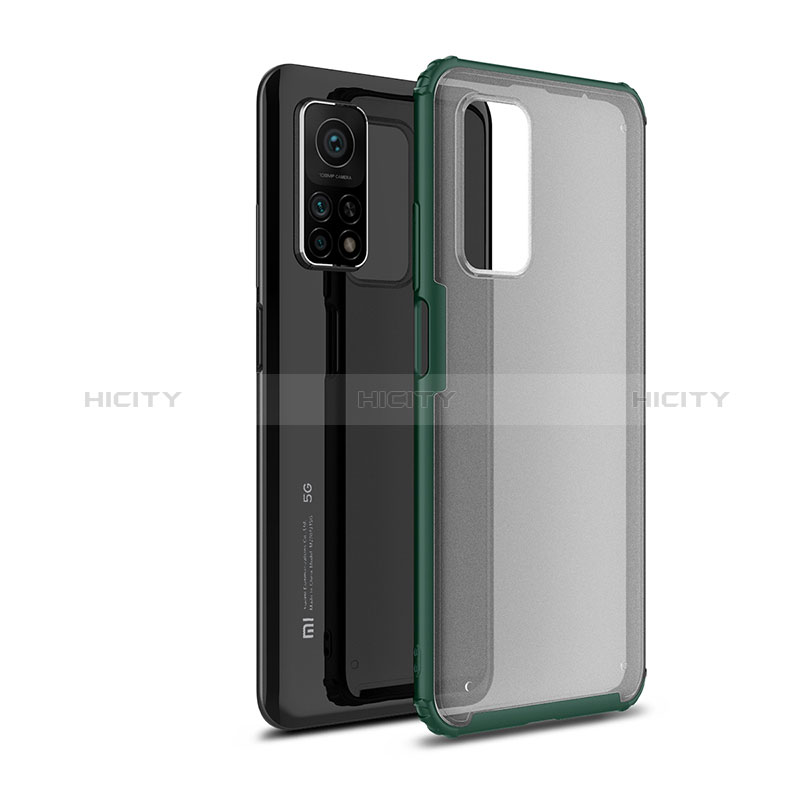 Carcasa Bumper Funda Silicona Transparente WL1 para Xiaomi Mi 10T 5G Verde