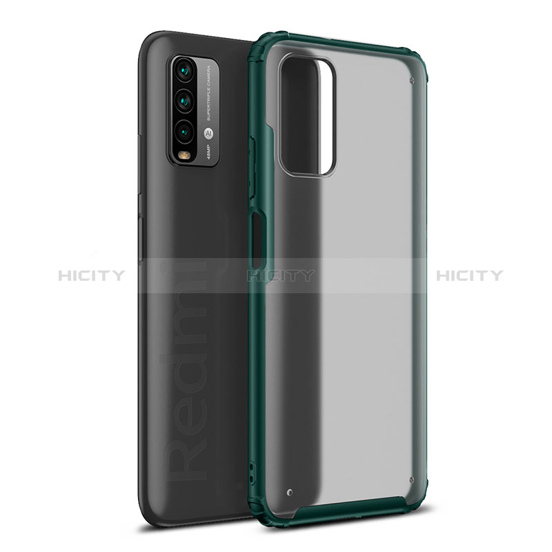 Carcasa Bumper Funda Silicona Transparente WL1 para Xiaomi Redmi 9 Power Verde