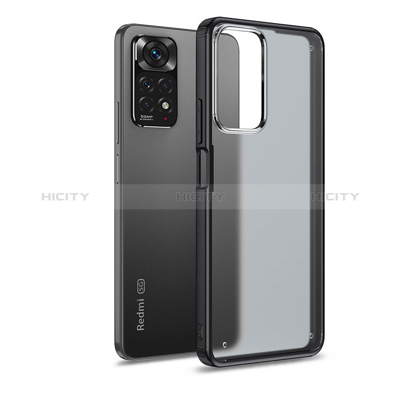 Carcasa Bumper Funda Silicona Transparente WL1 para Xiaomi Redmi Note 12 Pro 4G Negro