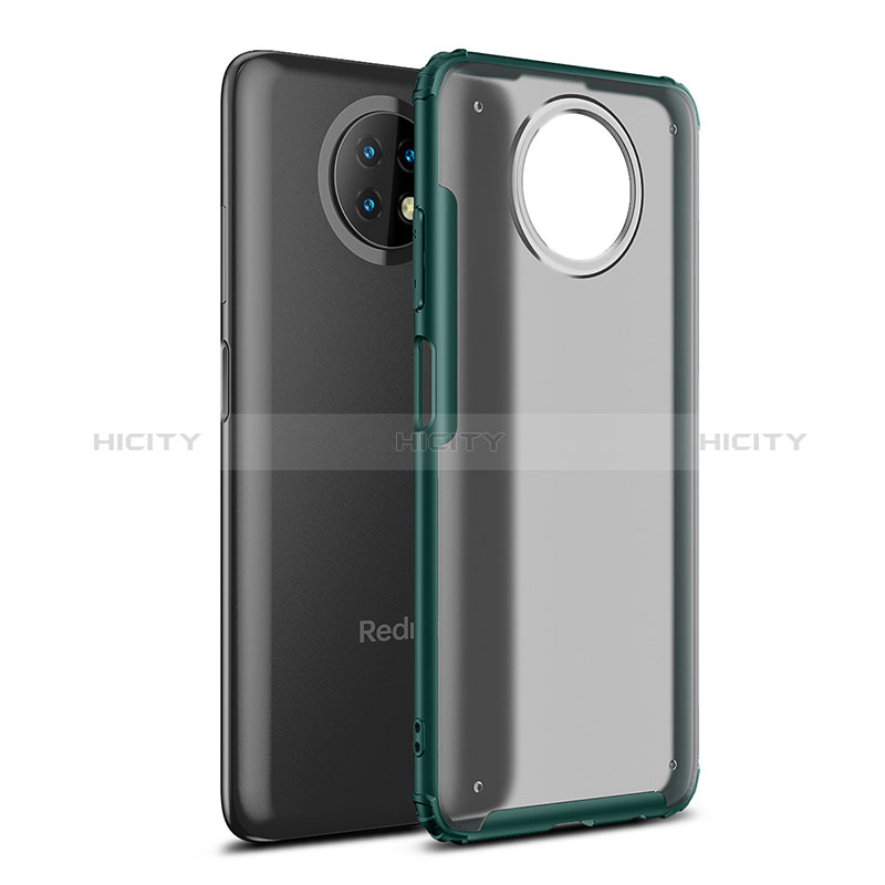 Carcasa Bumper Funda Silicona Transparente WL1 para Xiaomi Redmi Note 9 5G Verde