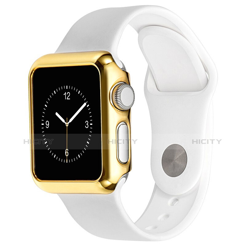 Carcasa Bumper Lujo Marco de Aluminio C03 para Apple iWatch 2 38mm Oro