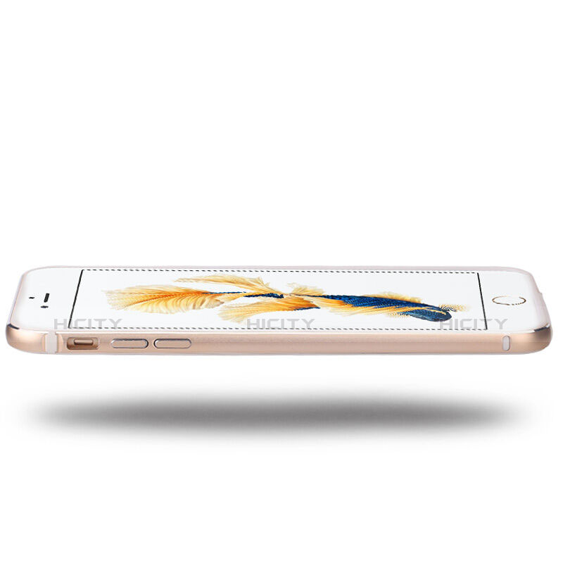 Carcasa Bumper Lujo Marco de Aluminio para Apple iPhone 6 Oro