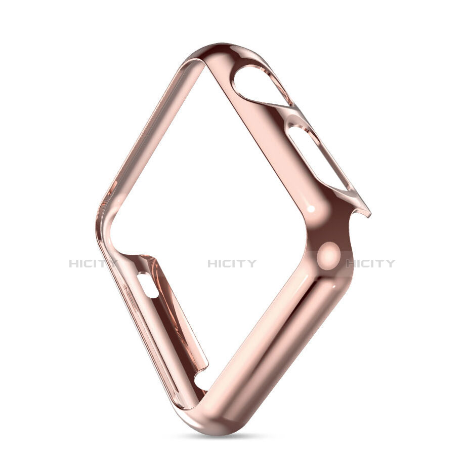 Carcasa Bumper Lujo Marco de Aluminio para Apple iWatch 2 38mm Rosa