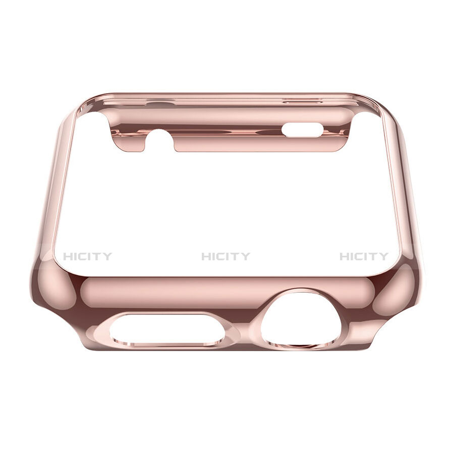 Carcasa Bumper Lujo Marco de Aluminio para Apple iWatch 2 38mm Rosa