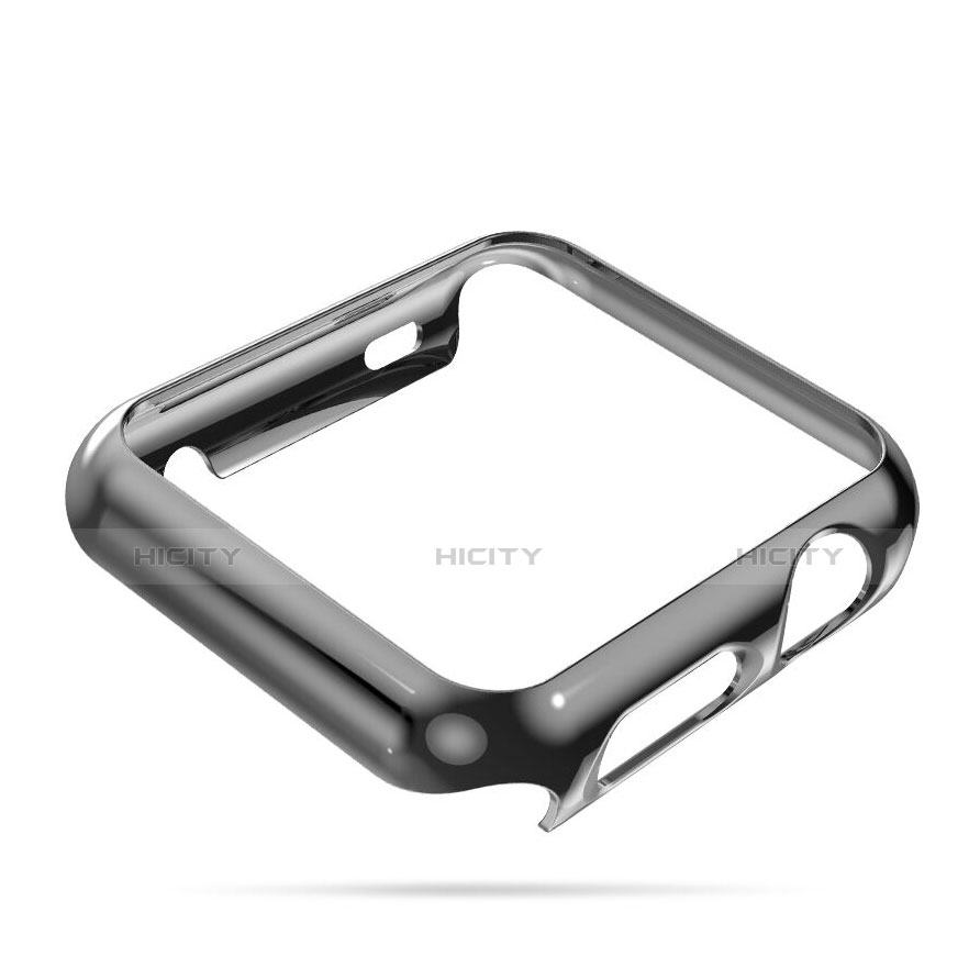 Carcasa Bumper Lujo Marco de Aluminio para Apple iWatch 38mm Gris