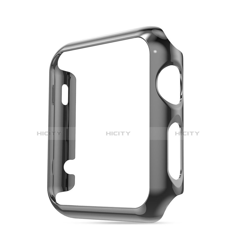 Carcasa Bumper Lujo Marco de Aluminio para Apple iWatch 42mm Gris