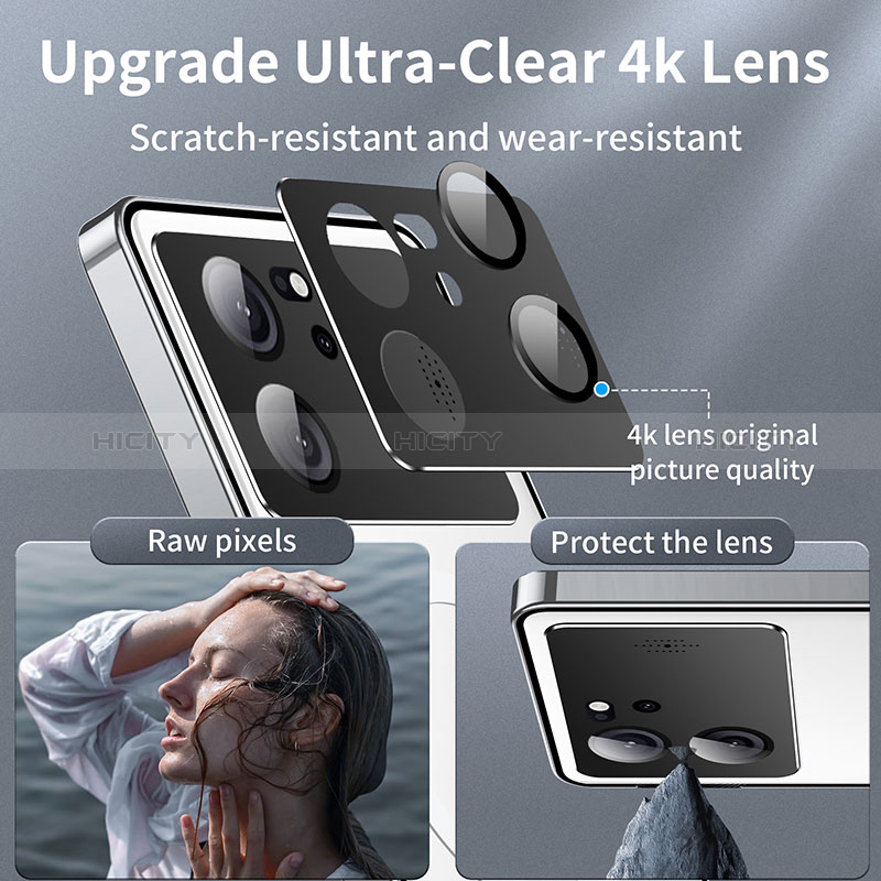 Carcasa Bumper Lujo Marco de Metal y Plastico Funda con Mag-Safe Magnetic LK2 para Xiaomi Redmi K60 Ultra 5G Plata