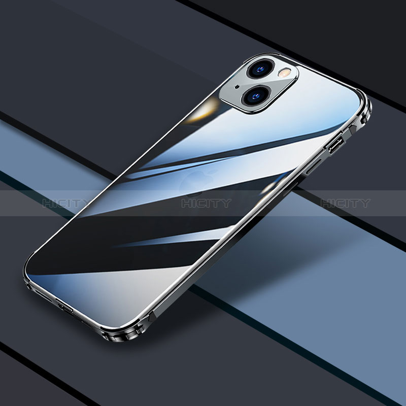 Carcasa Bumper Lujo Marco de Metal y Plastico Funda JL3 para Apple iPhone 14 Plus
