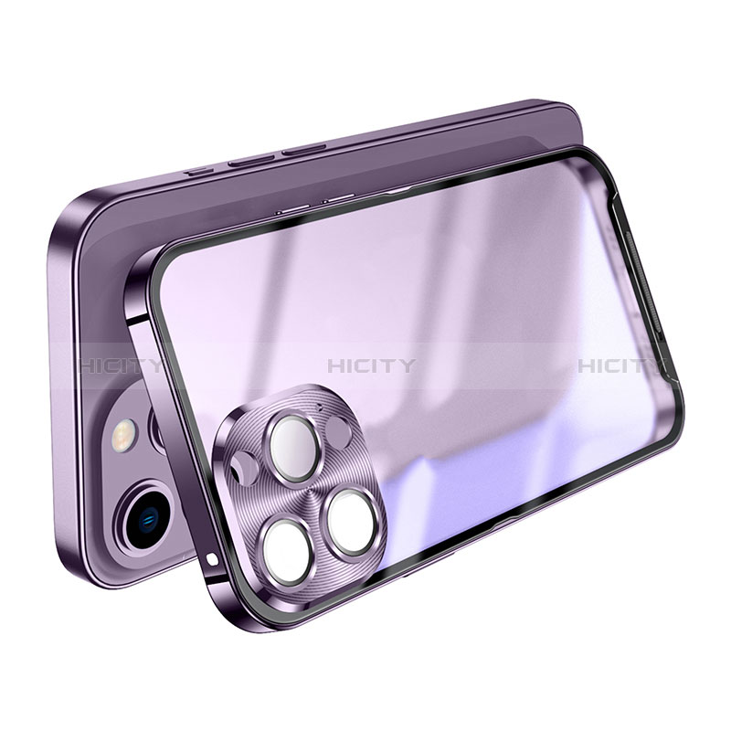 Carcasa Bumper Lujo Marco de Metal y Plastico Funda LK1 para Apple iPhone 13