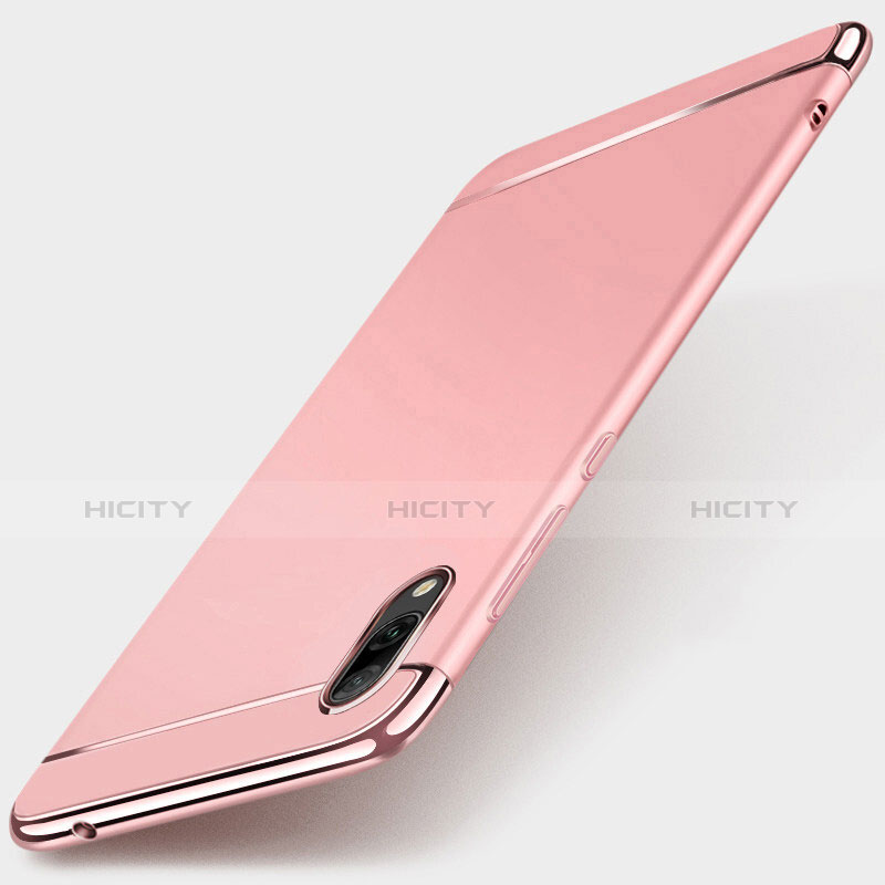 Carcasa Bumper Lujo Marco de Metal y Plastico Funda M01 para Huawei Enjoy 9