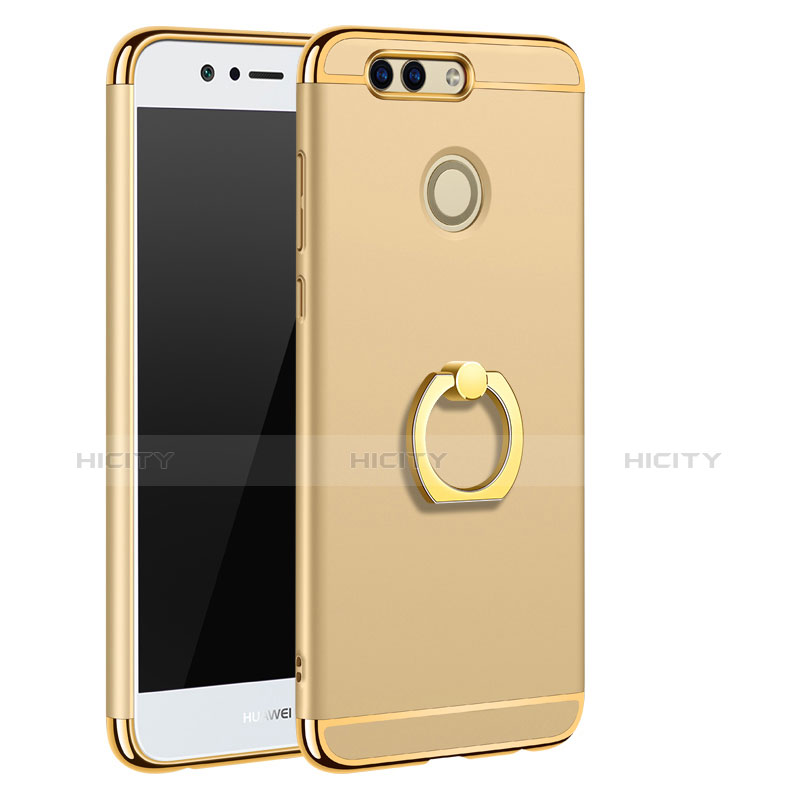 Carcasa Bumper Lujo Marco de Metal y Plastico Funda M01 para Huawei Nova 2 Plus Oro