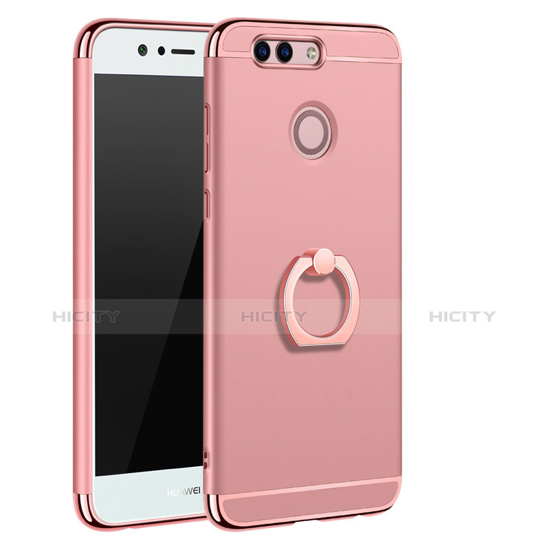 Carcasa Bumper Lujo Marco de Metal y Plastico Funda M01 para Huawei Nova 2 Plus Oro Rosa