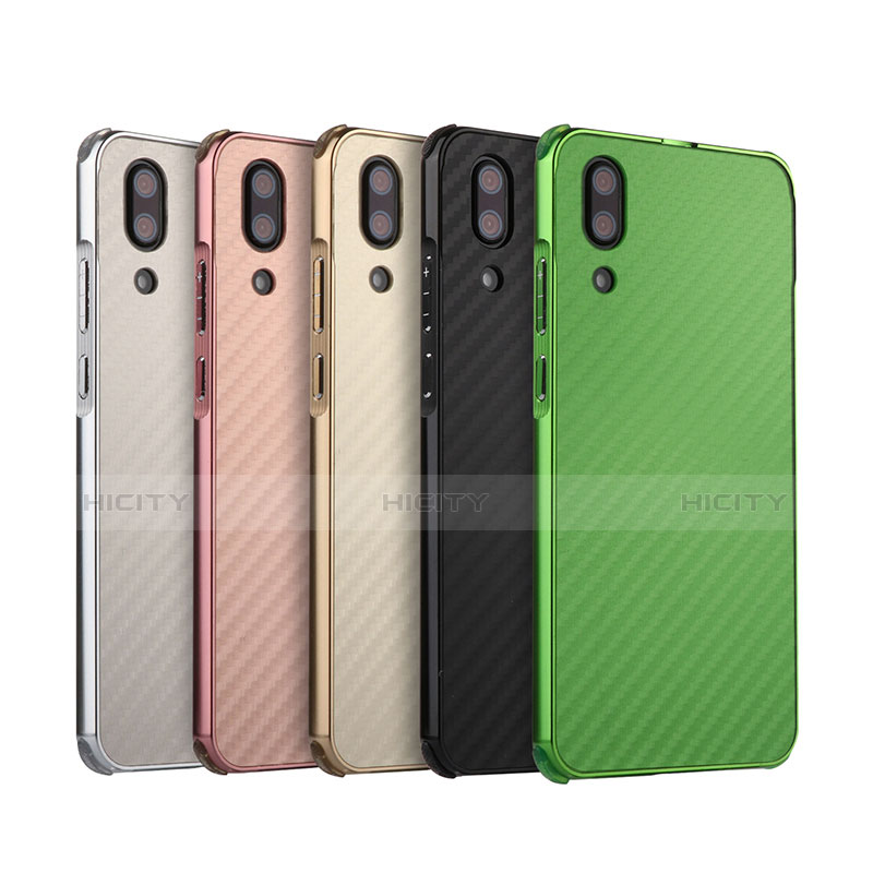 Carcasa Bumper Lujo Marco de Metal y Plastico Funda M01 para Huawei P20