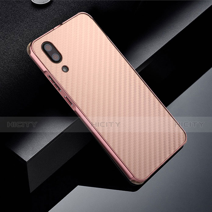 Carcasa Bumper Lujo Marco de Metal y Plastico Funda M01 para Huawei P20