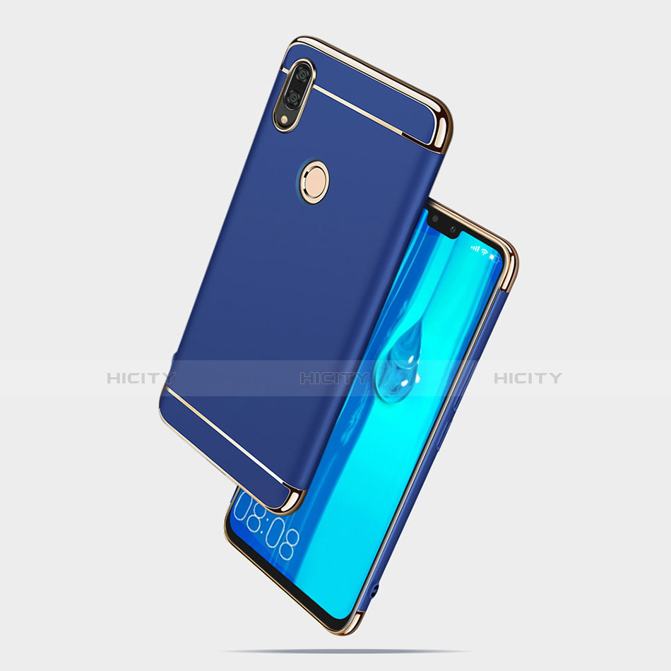 Carcasa Bumper Lujo Marco de Metal y Plastico Funda M01 para Huawei Y9 (2019)