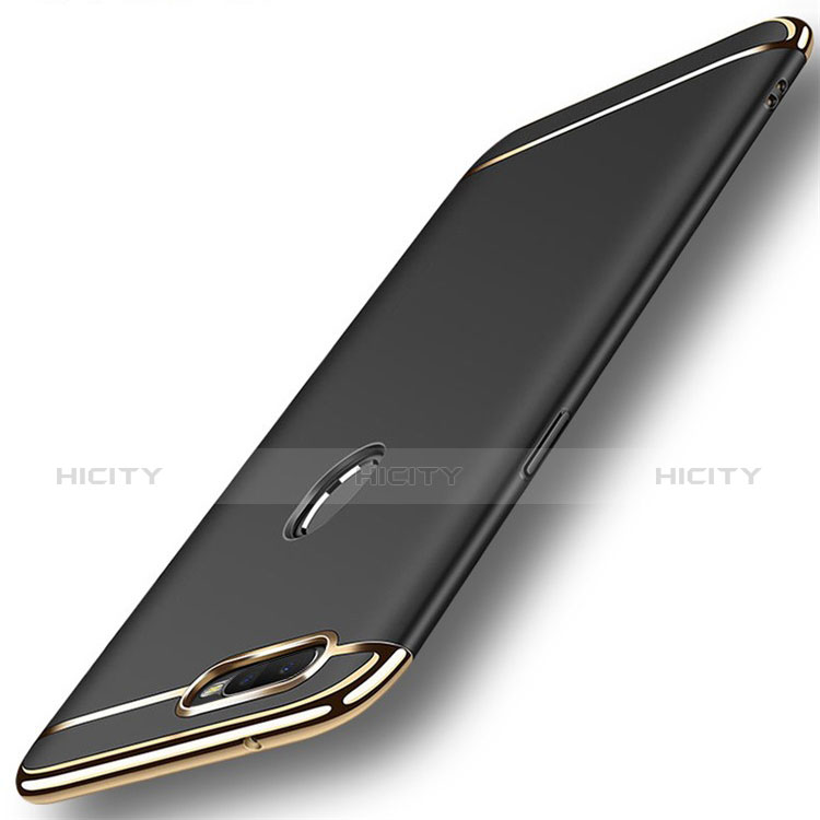 Carcasa Bumper Lujo Marco de Metal y Plastico Funda M01 para Oppo A7