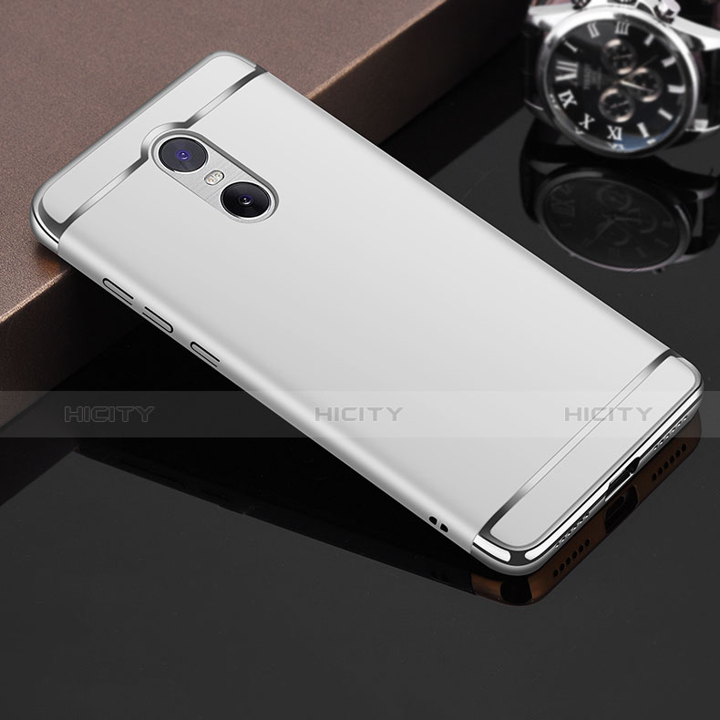 Carcasa Bumper Lujo Marco de Metal y Plastico Funda M01 para Xiaomi Redmi Note 4