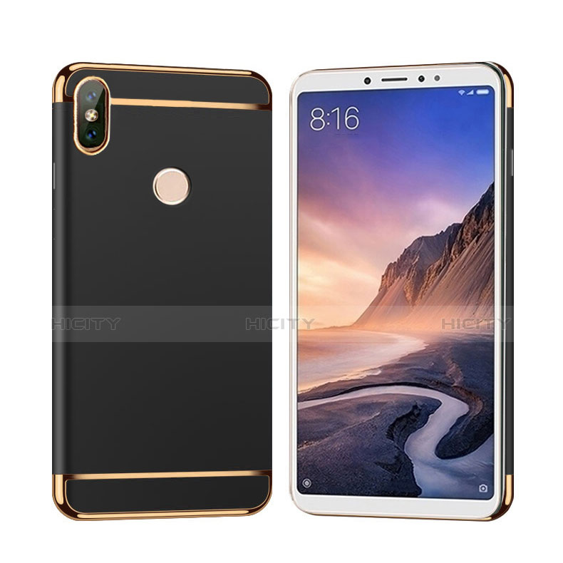 Carcasa Bumper Lujo Marco de Metal y Plastico Funda M01 para Xiaomi Redmi Note 6 Pro